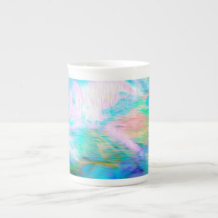 Vintage Abstract Dream – Romantic Fantasy Nature Bone China Mug