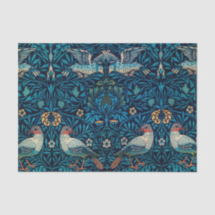 Vintage Abstract Floral Botanical & Bird Pattern Tissue Paper