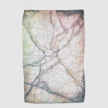 Vintage Abstract Map of North America