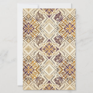 Vintage abstract on yellow old paper scrapbook
