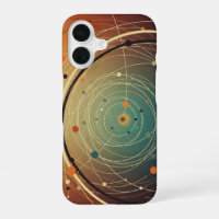 Vintage Abstract Orbital Map