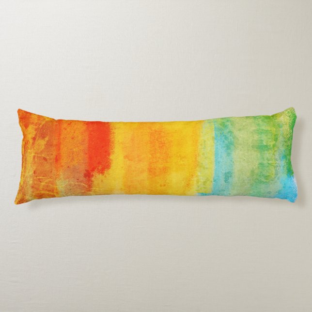 Vintage Abstract Painting Body Cushion (Front)
