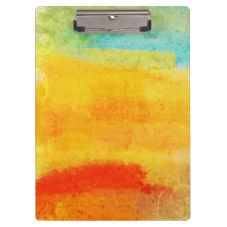 Vintage Abstract Painting Clipboard