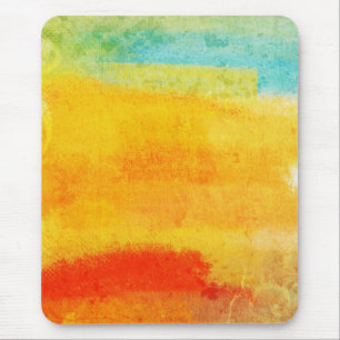 Vintage Abstract Painting Mouse Mat