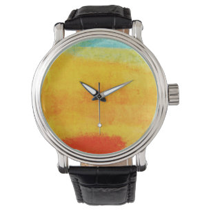 Vintage Abstract Painting Watch