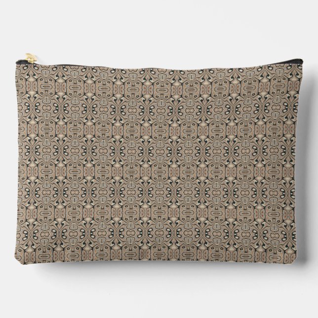 Vintage Abstract Quartz Stone Natural Accessory Pouch (Front)