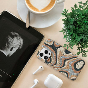 Vintage Abstract Quartz Stone Natural iPhone 16 Pro Case