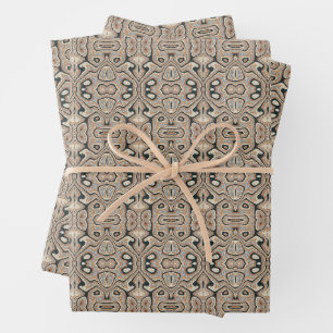 Vintage Abstract Quartz Stone Natural Wrapping Paper Sheet