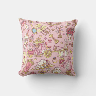 Vintage abstract seamless pattern. Simple Little P Cushion