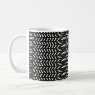 vintage Abstract Stripes Horizontal Seamless Patte Coffee Mug