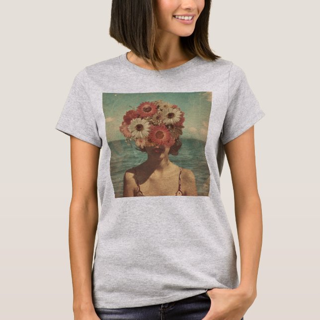 Vintage Abstract Summer T-Shirt (Front)