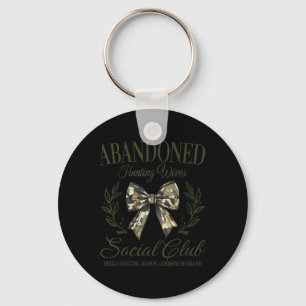 Vintage Abyndoned Hunting Wives Social Club Retro Key Ring