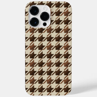 Vintage Academia Brown Houndstooth  Case-Mate iPhone 14 Pro Max Case