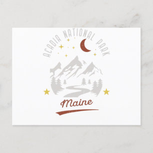 Vintage Acadia National Park Maine Postcard