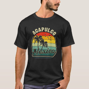 Vintage Acapulco Beach Mexico Summer Vacation Suns T-Shirt