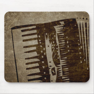 vintage accordion mouse mat