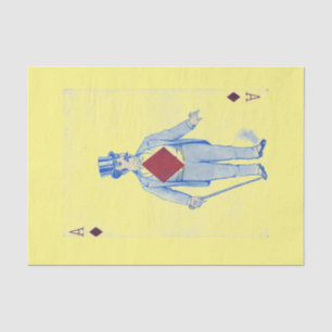 Vintage Ace of Diamonds Tissue Paper