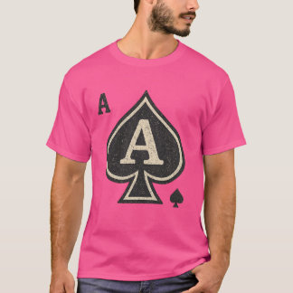 Vintage Ace of Spades — Distressed Poker Crest T-Shirt