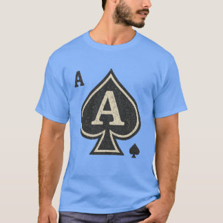 Vintage Ace of Spades — Distressed Poker Crest T-Shirt