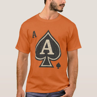 Vintage Ace of Spades — Distressed Poker Crest T-Shirt