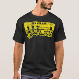 Vintage Acid Synthesizer Retro Bass Synth Studio T-Shirt