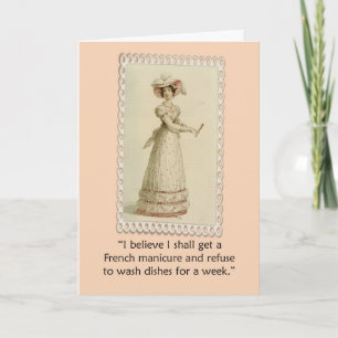 Vintage Ackerman Woman Funny Birthday Card