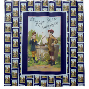 Vintage Acme Soap Advertising Shower Curtain