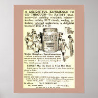 Vintage Ad 1913 Weight Reduction Cream FATOFF