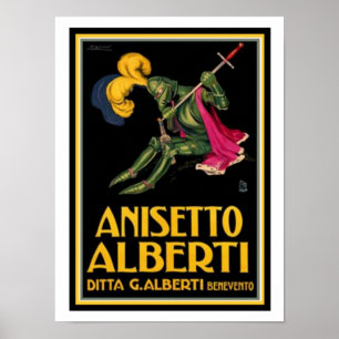 Vintage Ad for Anisetto Alberti  12 x 16 Poster