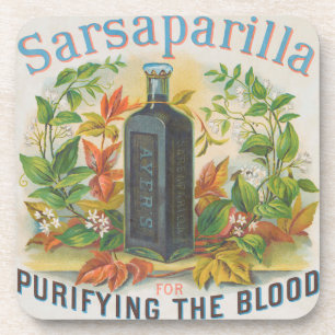 Vintage Ad For Ayer's Sarsaparilla. Coaster