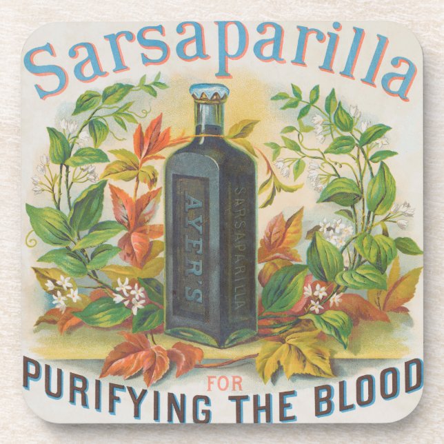 Vintage Ad For Ayer's Sarsaparilla. Coaster (Front)