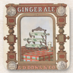 Vintage Ad For Belfast Ginger Ale. 2 Coaster