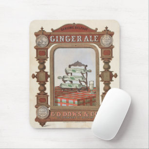 Vintage Ad For Belfast Ginger Ale. 2 Mouse Mat