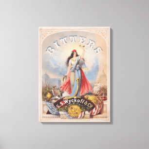 Vintage Ad For Bitters Sold By S. S. Wyckoff & Co. Canvas Print