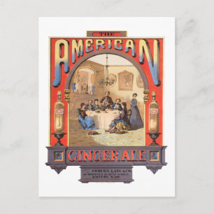 Vintage Ad For Coburn, Lang & Company Ginger Ale. Postcard