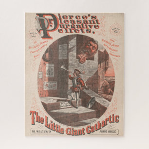 Vintage Ad For Dr. Pierce's Purgative Pellets Jigsaw Puzzle
