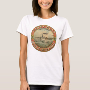 Vintage Ad For Fanny Ross Copper Distilled Whiskey T-Shirt