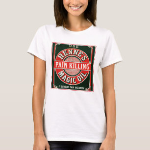 Vintage Ad For Renne's Pain Killing Magic Oil T-Shirt
