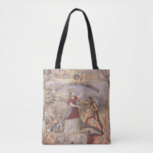 Vintage Ad For Wolcott's Instant Pain Annihilator Tote Bag