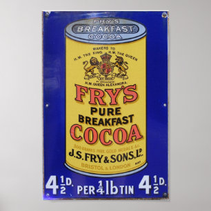 Vintage Ad - Fry's Breakfast Cocoa, Poster