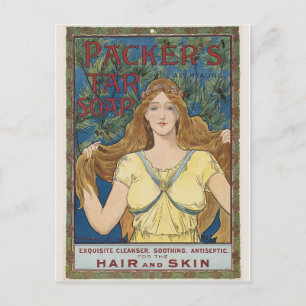 Vintage Ad Graphic Postcard