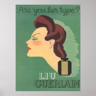 Vintage Ad Liu Perfume By Guerlain 1930s Poster Vintage Ad Liu Perfume By Guerlain 1930s Poster