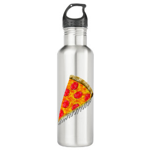 Vintage Ad Pizza Slice 710 Ml Water Bottle