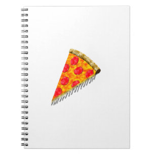 Vintage Ad Pizza Slice Notebook