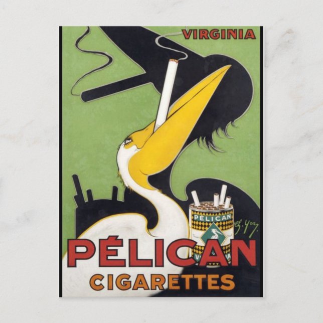 Vintage Ad Postcard (Front)