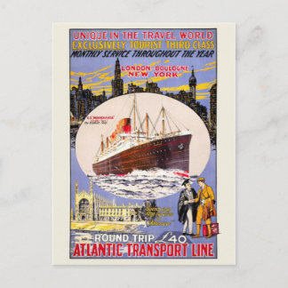 Vintage Ad Poster Postcard