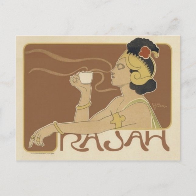 Vintage Ad Poster Postcard (Front)