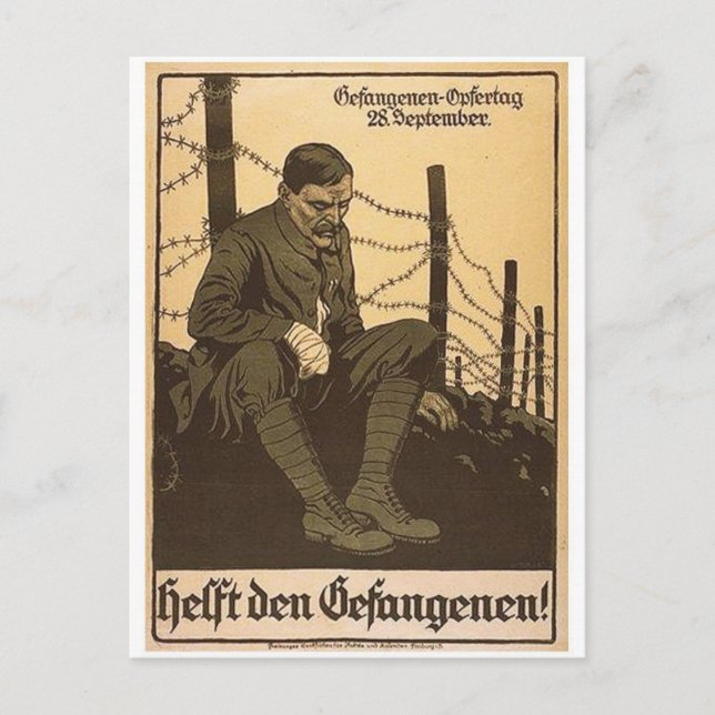 Vintage Ad Poster Postcard (Front)