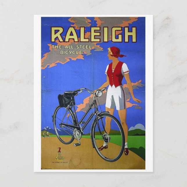 Vintage Ad Poster Postcard (Front)