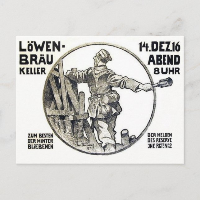 Vintage Ad Poster Postcard (Front)